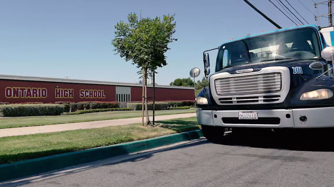 ontario-high-school-streetview-with-cmax-sweeper-truck